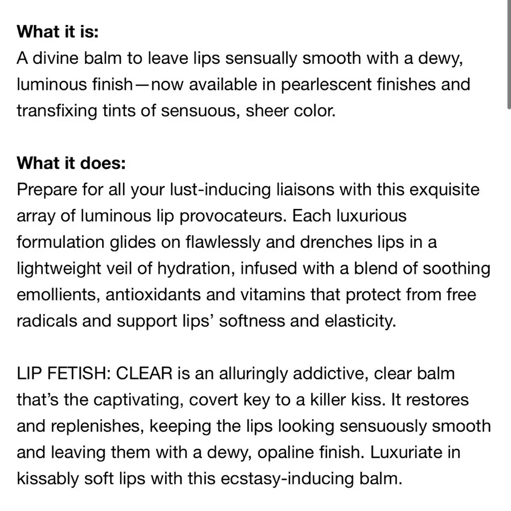 ⚡️ PAT MCGRATH LABS Lip Fetish Lip Balm - Clear